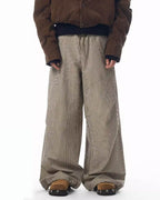 JHYQ Stripes Deconstructed Baggy Pants