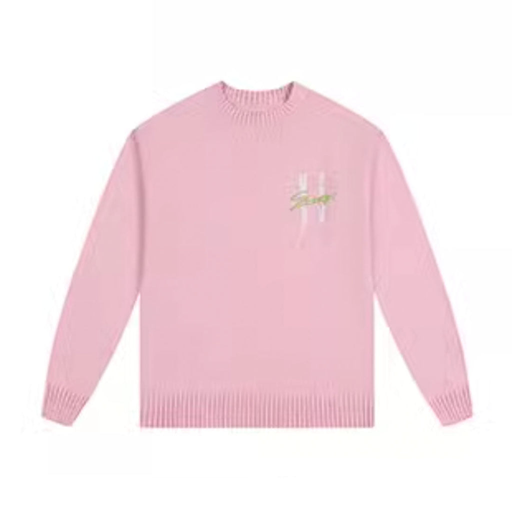 MEDM Basic Embroidery Logo Knit Sweater