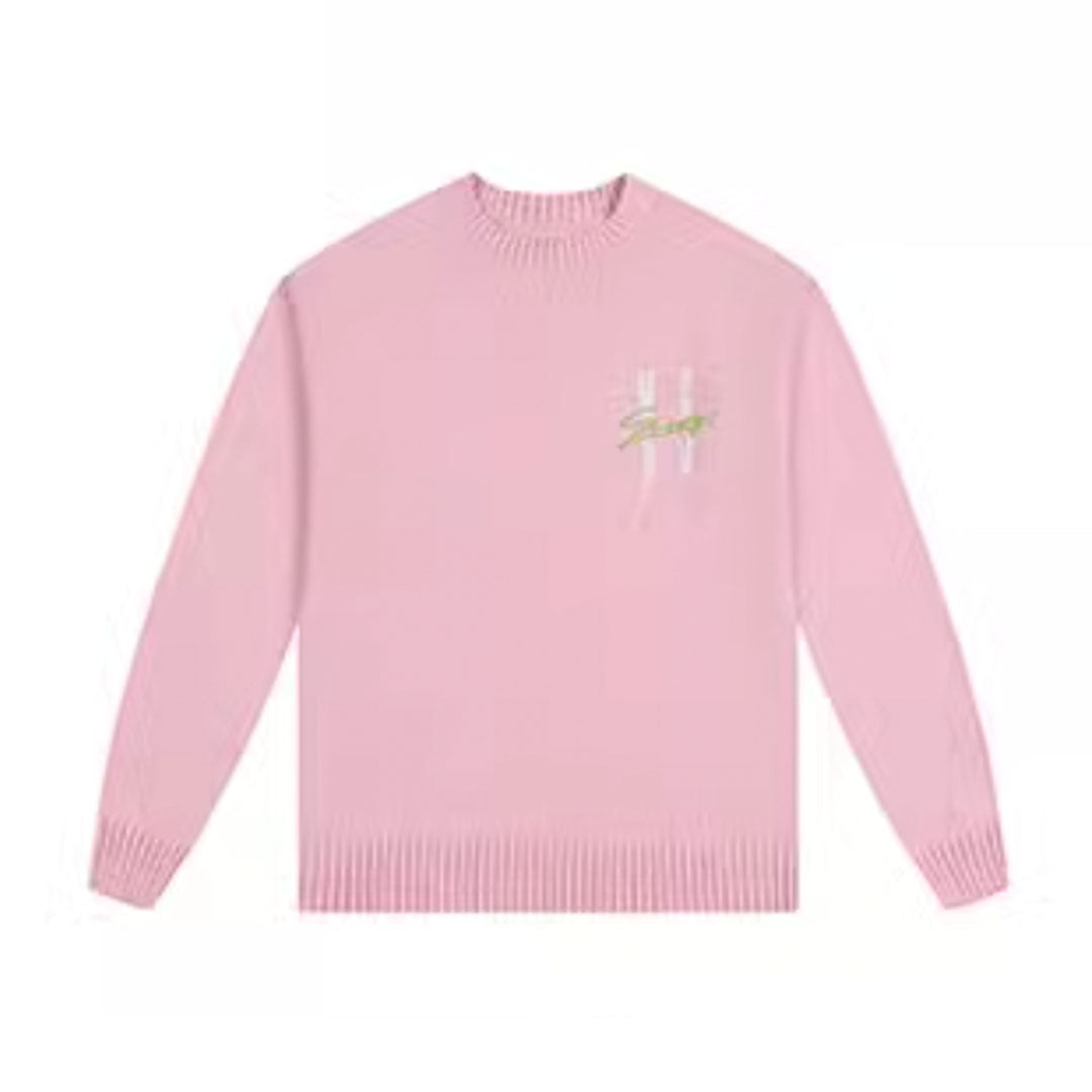 MEDM Basic Embroidery Logo Knit Sweater