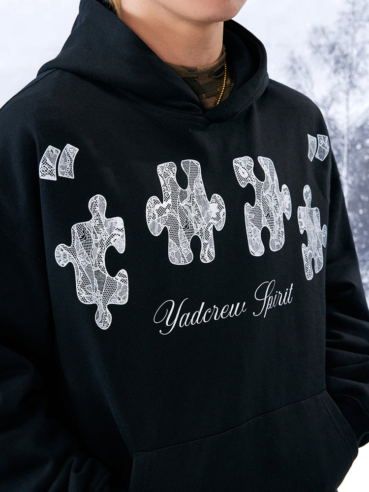 YADcrew Puzzle Lace Hoodie