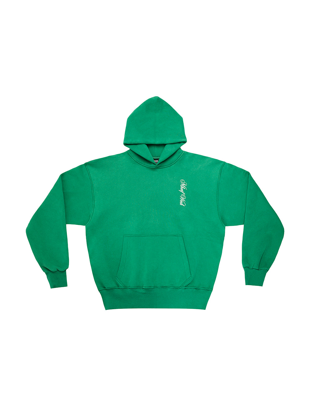 MHARF Green Logo & Glass Cup Flower Pattern Hoodie