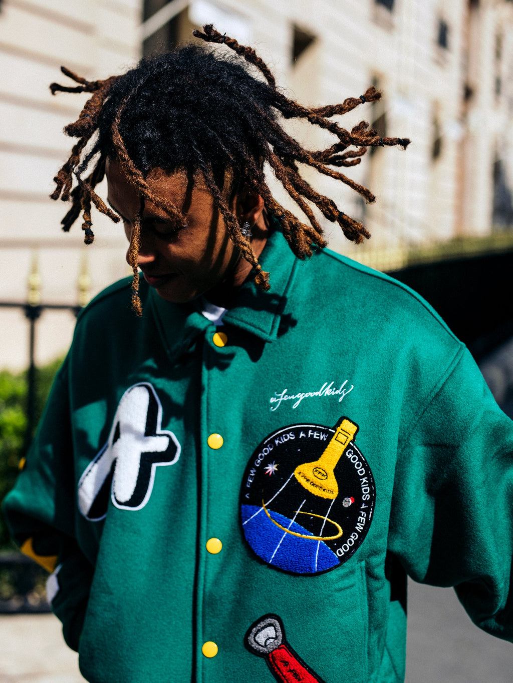 A Few Good Kids Rocket Collage Jacket