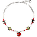 SALUTE x NBO Smiley Face Fake Love Necklace