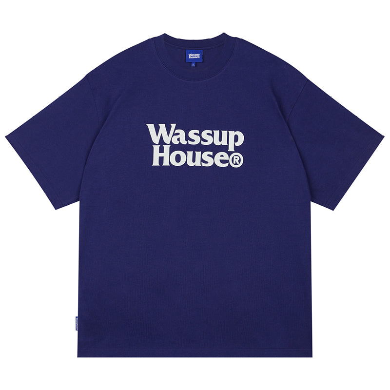 Wassup House Basic Logo Print Tee