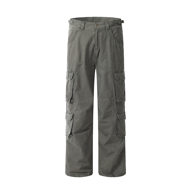 F3F Select Washed & Aged 3D Multi Pocket Work Pants