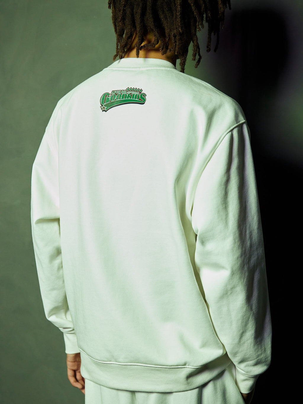 AFGK Angel Embroidery Printed Logo Sweatshirt