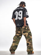 F3F Select 09 Numbering Printed Logo Mesh Hockey Jersey Tee