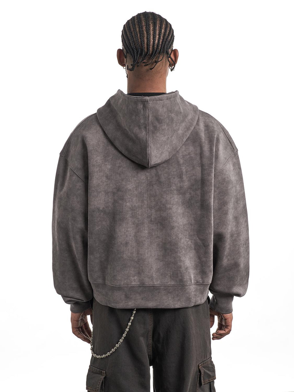 F3F Select Wasteland Distressed Zip Up Hoodie