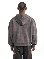 F3F Select Wasteland Distressed Zip Up Hoodie