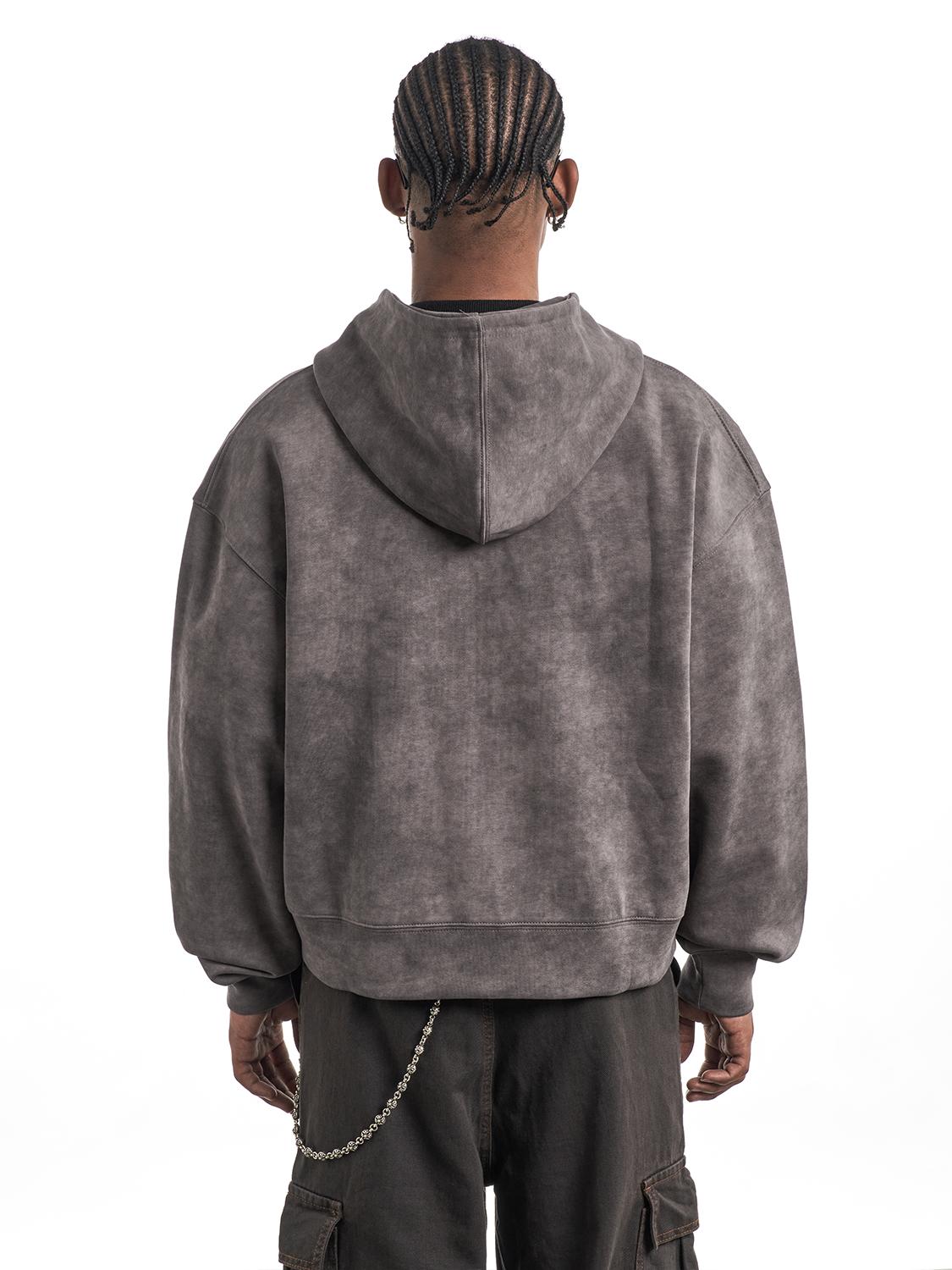 F3F Select Wasteland Distressed Zip Up Hoodie