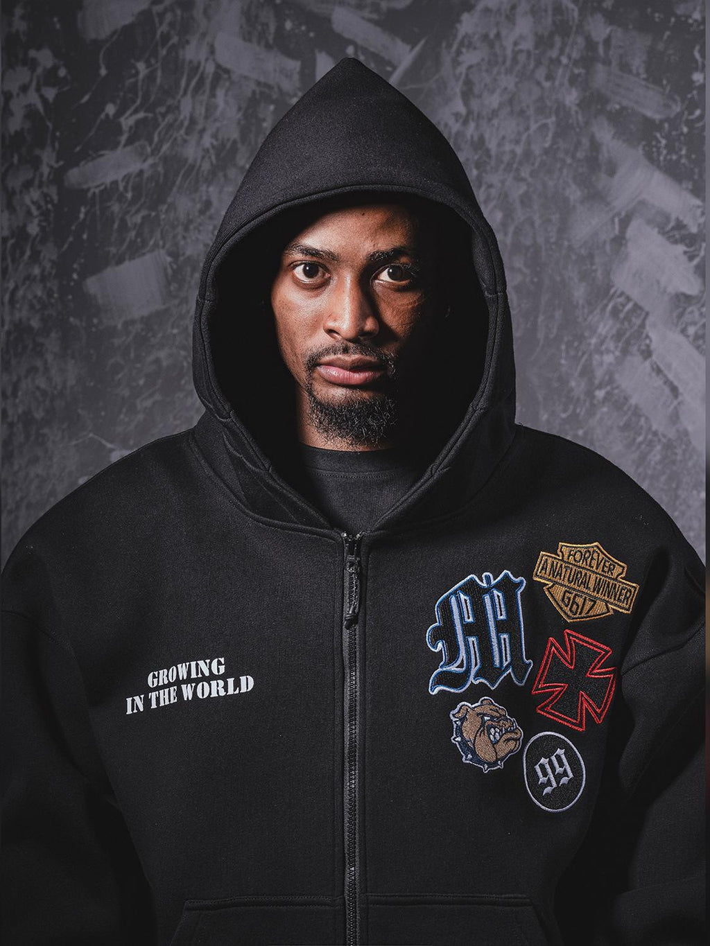 F3F Select 99 Embroidered Zip Up Hoodie
