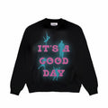 F3F Select It's A Good Day Letter Print Sweatshirts