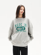 Harsh and Cruel Retro Theme Round Neck Sweatshirts
