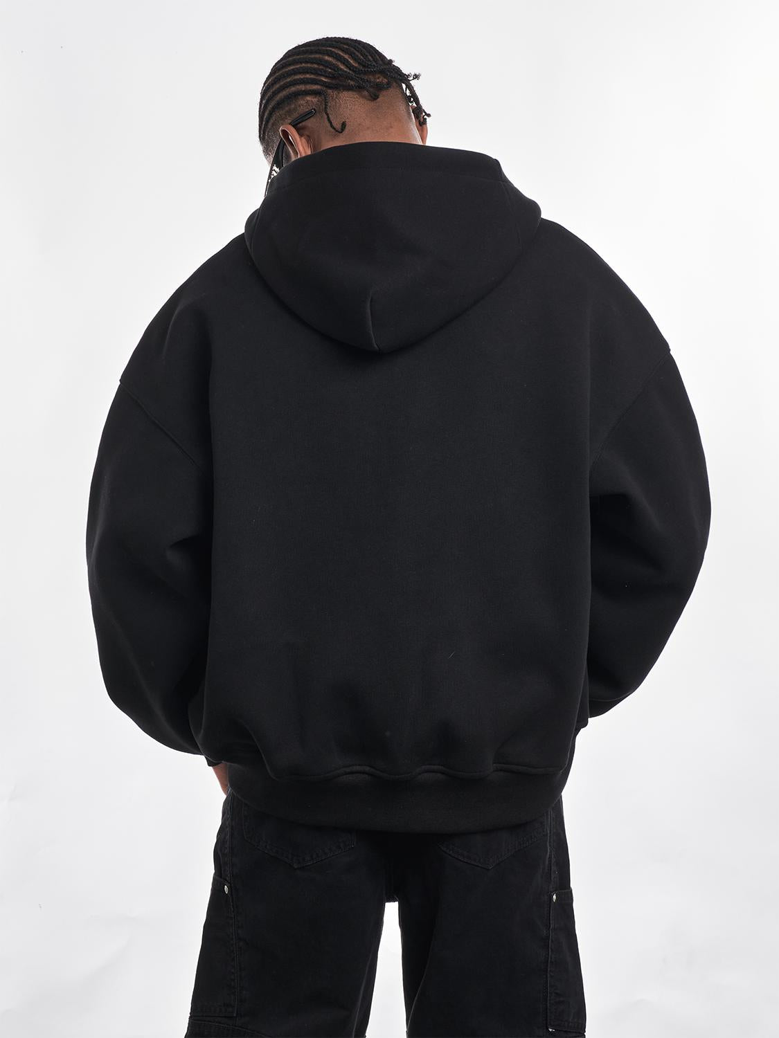 F3F Select Basic Oversize Zip Up Hoodie