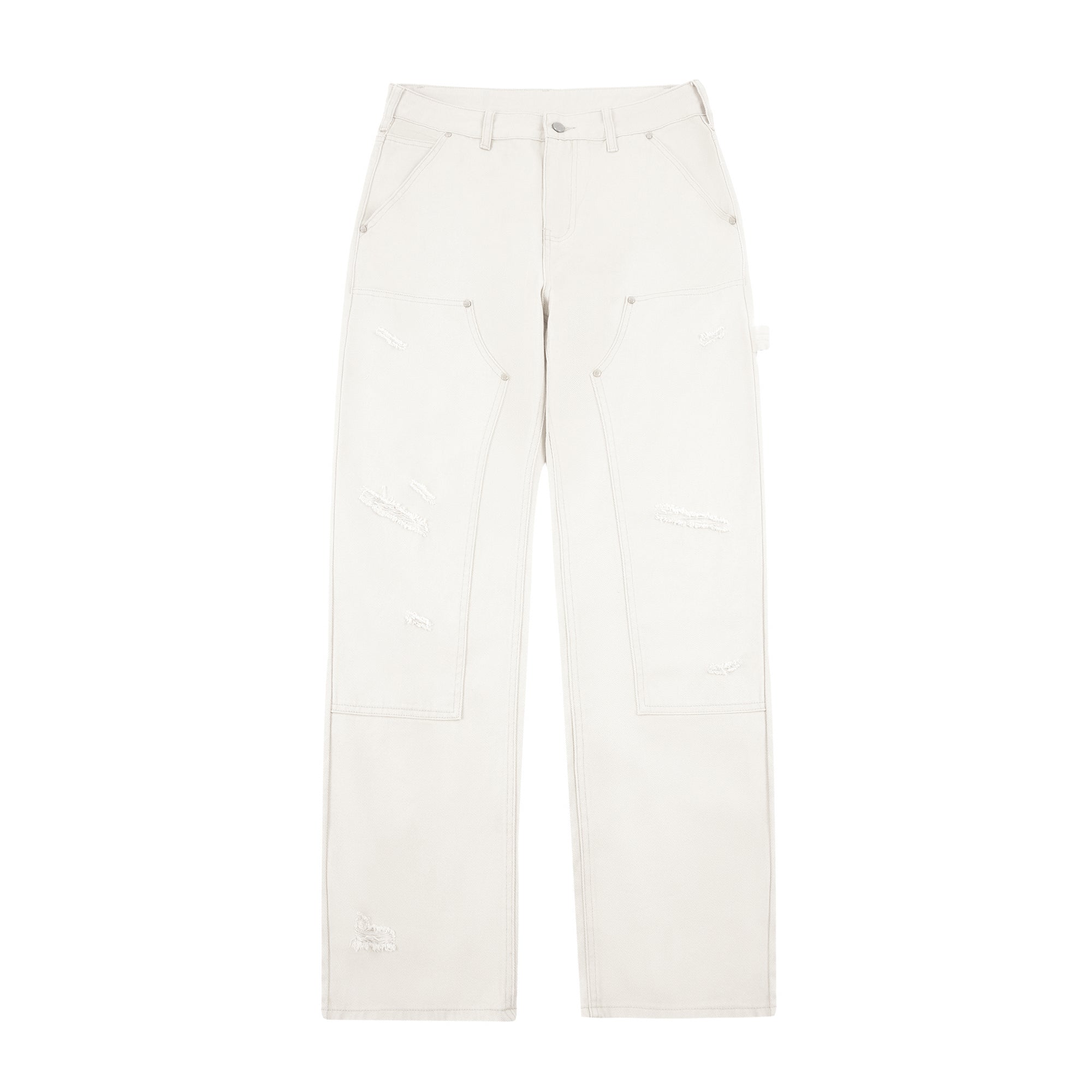 S45 Hole Washed Double Knee Work Pants
