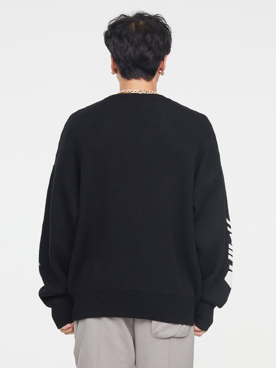 F2CE Foam Print Knit Sweater