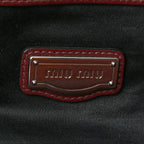 Vitello Soft Shopping Tote Burgundy