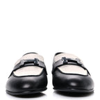 Toile De Coton Calfskin Womens Paris Loafers 37 Black Prunoir