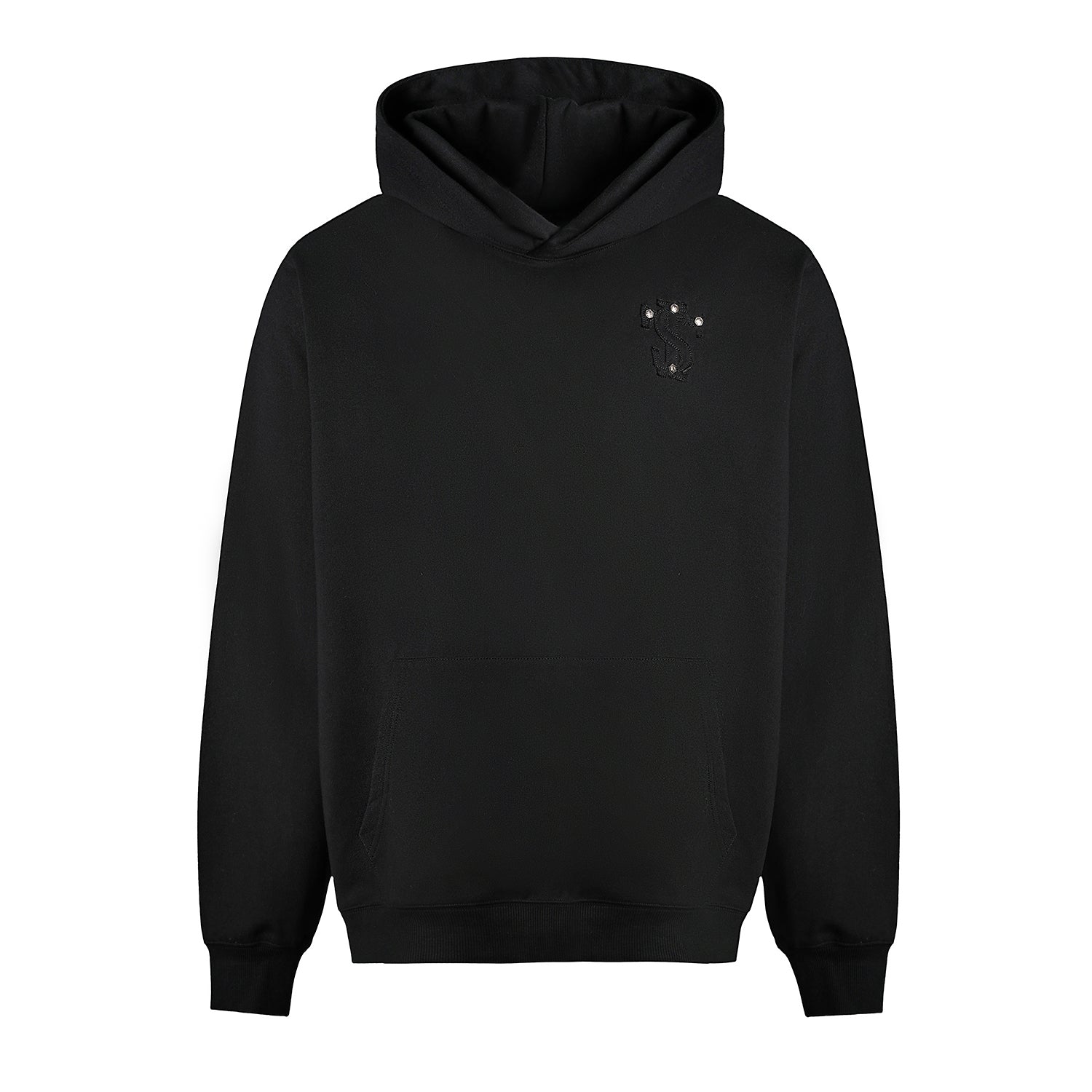 Small Town Kid Studded Logo Patch Hoodie