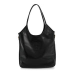 Shiny Softy Calfskin Ivy Bag Black