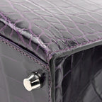 Shiny Niloticus Crocodile Kelly Sellier 28 Amethyst