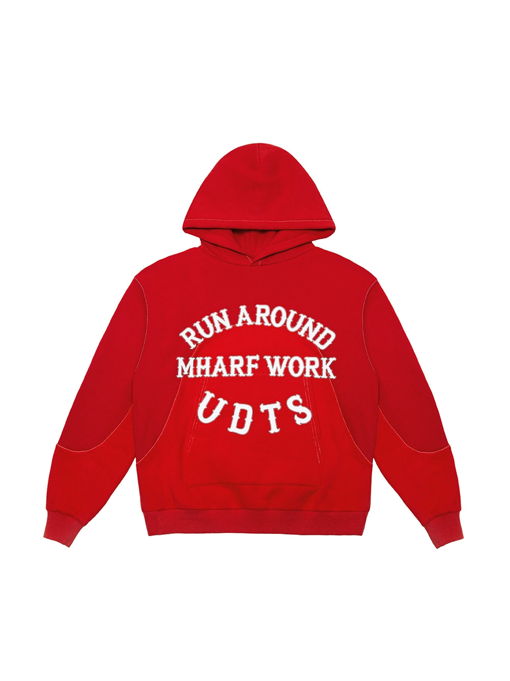MHARF Printed Patchwork Hoodie