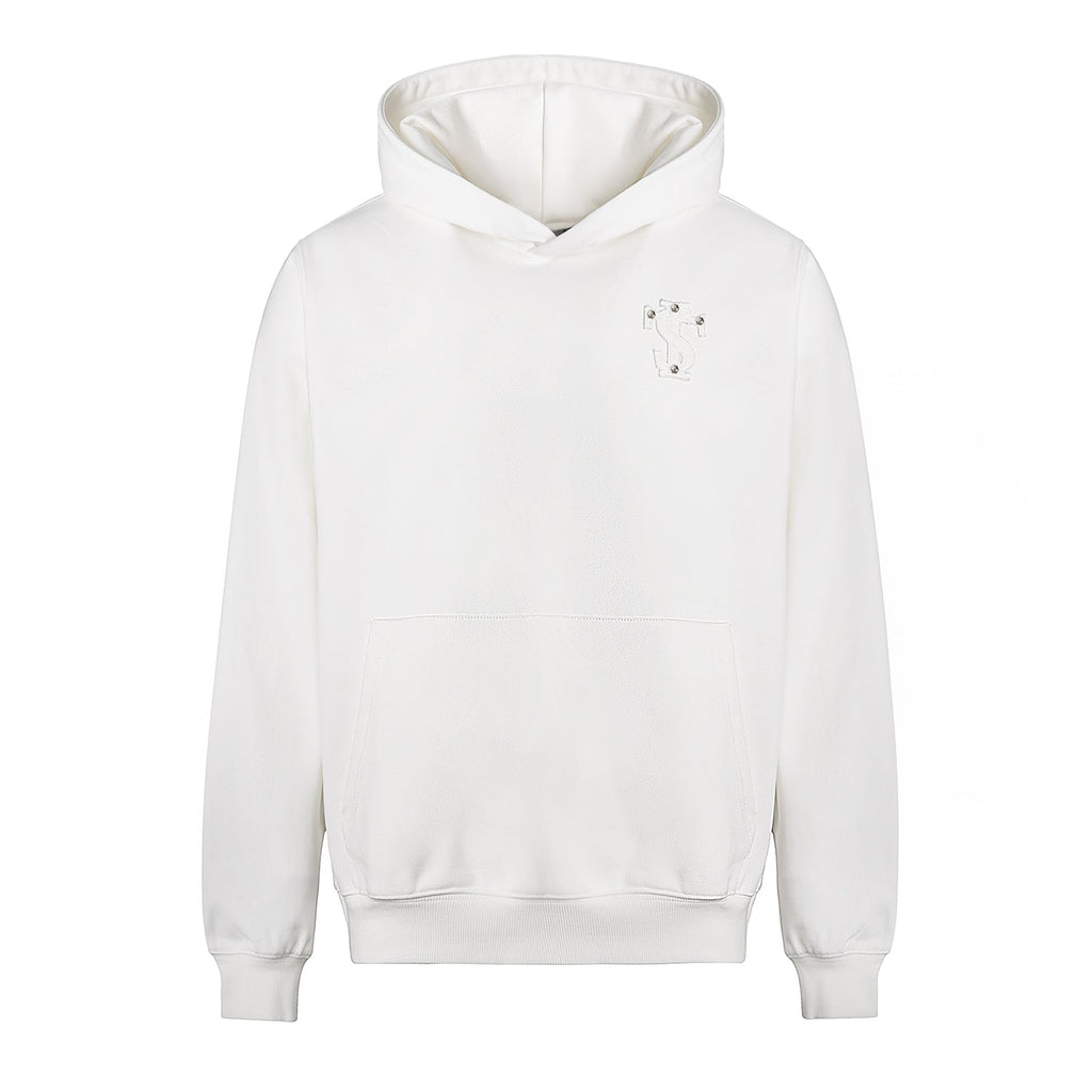 Small Town Kid Studded Logo Patch Hoodie