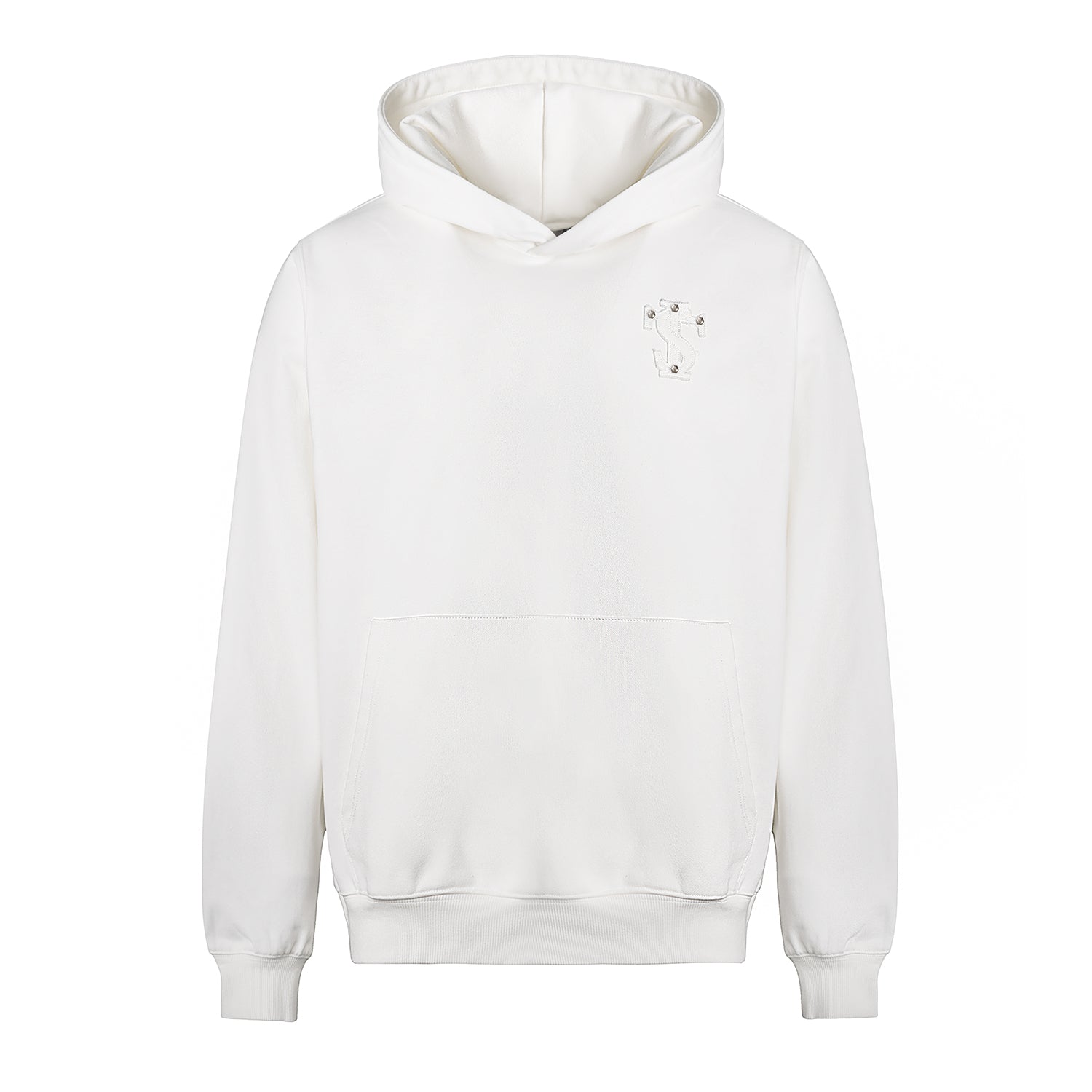 Small Town Kid Studded Logo Patch Hoodie