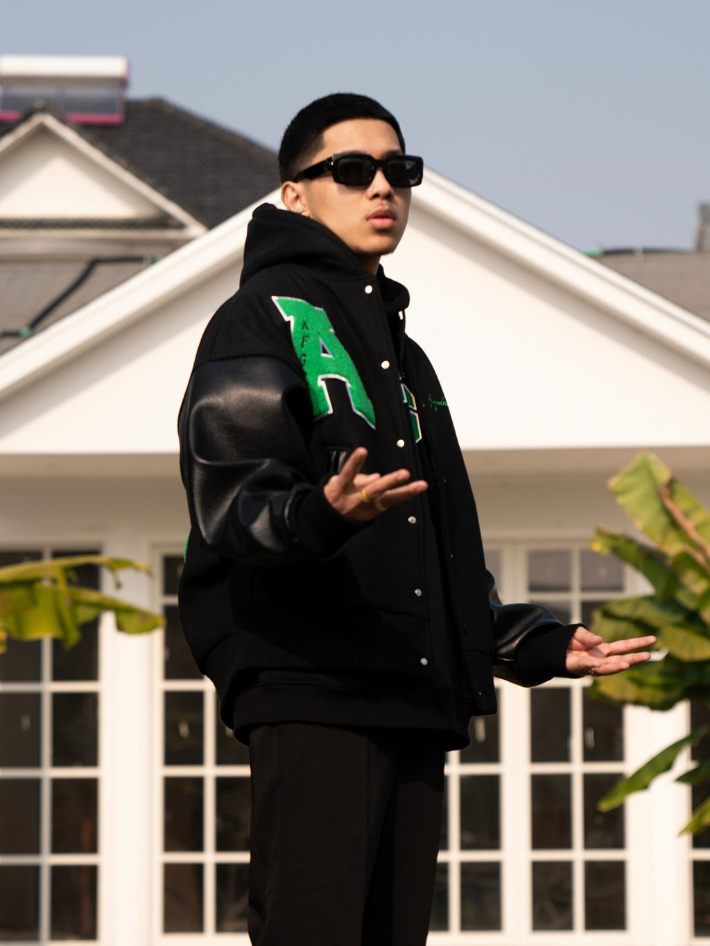 AFGK 3D Logo Varsity Jacket