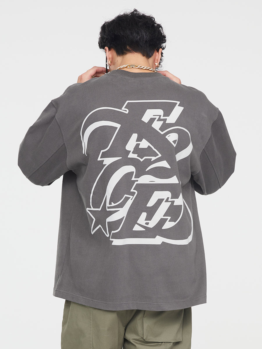 F2CE Basic Printing Logo Long Sleeved Tee
