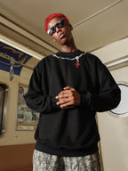 DICETINY Dice Chain Embroidered Sweatshirt