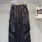 F3F Select  Multi Zipper Patchwork Work Cargo Pants