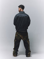 ANTIDOTE Camouflage Canvas Patchwork Baggy Pants