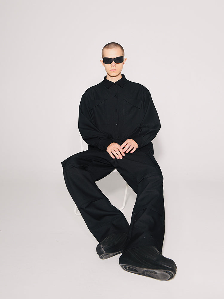 YADcrew Folded Long Sleeved Shirt