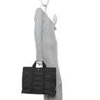 Canvas Herline MM Tote Grey