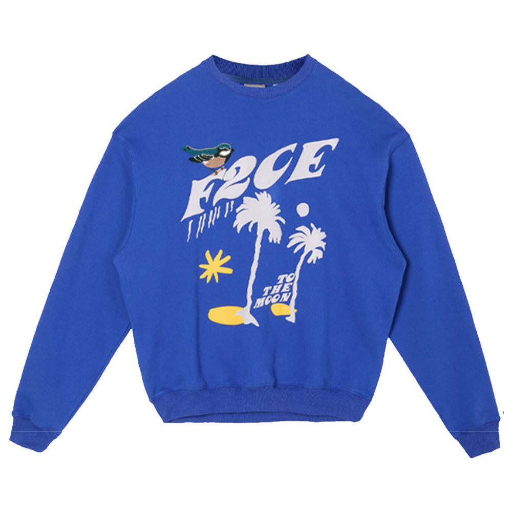 F2CE LOGO Foam Creative Print Embroidery Sweatshirts