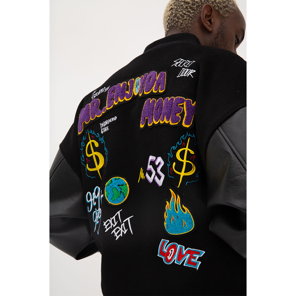 MEDM Symbols Varsity Jacket