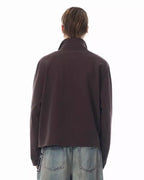 JHYQ Short Box Silhouette Letter Printing Long Sleeved Polo