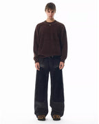 JHYQ Mesh Stitching Double Knee Jeans