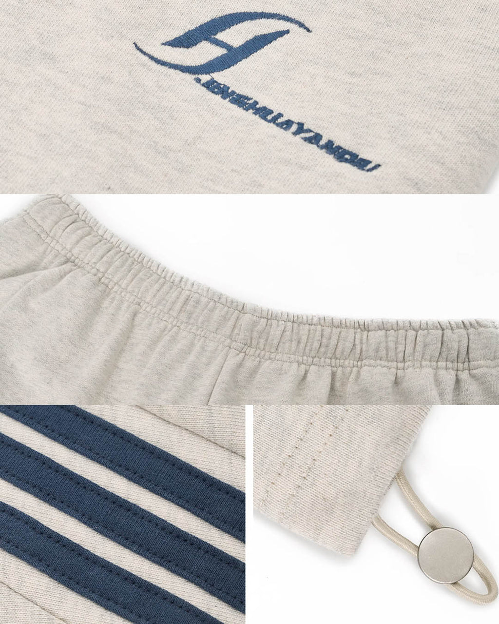 JHYQ Side Stripe Baggy Sweatpants