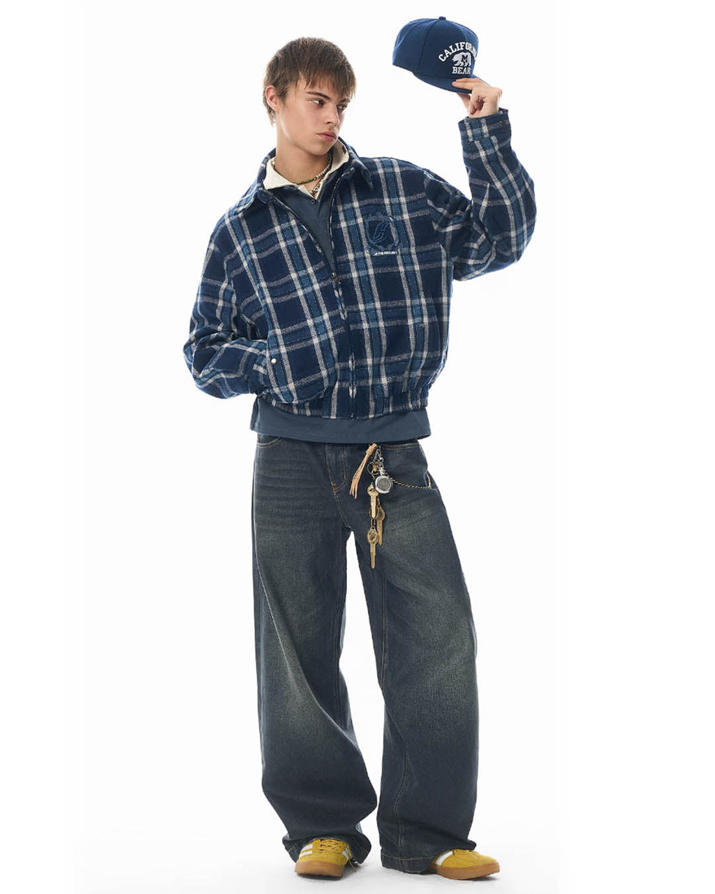 JHYQ Short Plaid Jacket