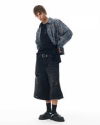 JHYQ Tie Dye Basic Plaid Long Sleeved Shirt