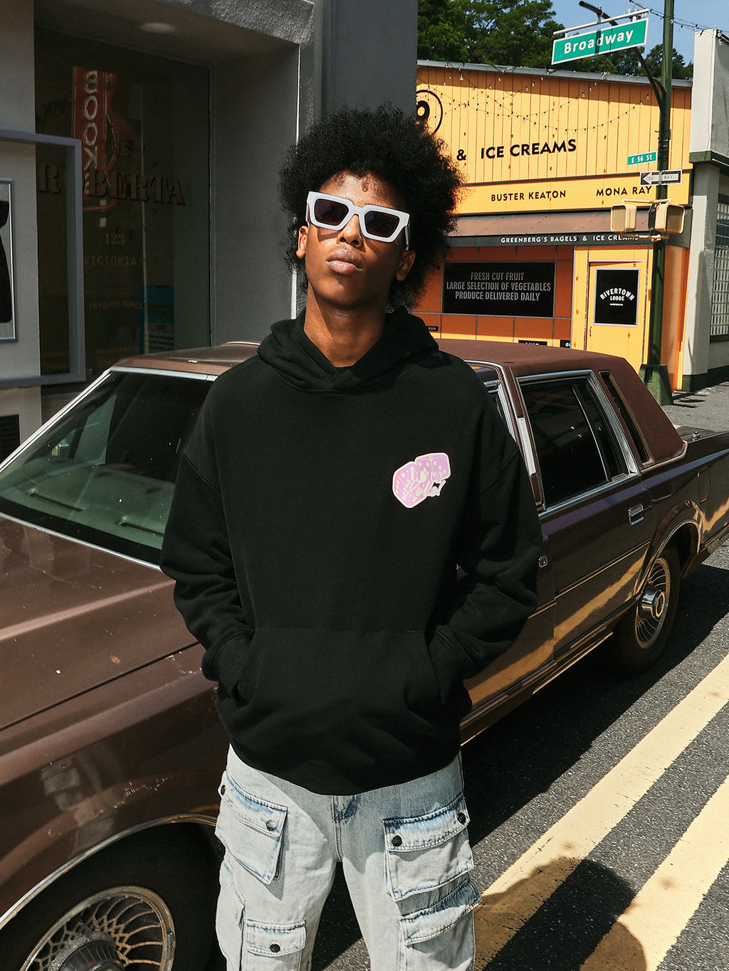 DICETINY Glitter Dice Printed Hoodie
