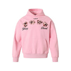 YADcrew Leopard Patch Embroidery Jigsaw Puzzle Hoodie