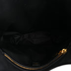 Shiny Softy Calfskin Ivy Bag Black