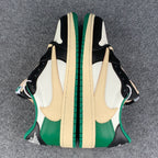 (Custom) Air Jordan 1 Low 'Black Green'