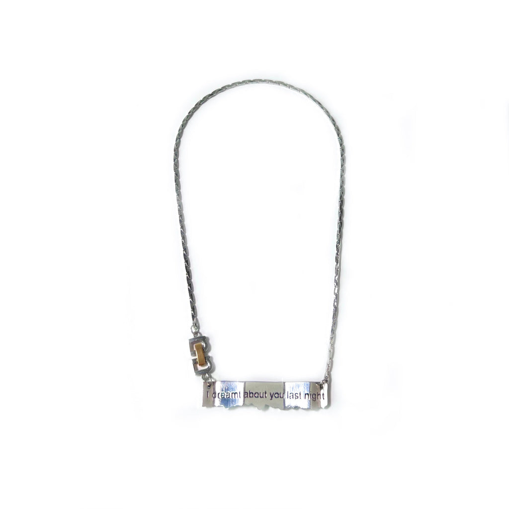 Nbostore 'You are my unreachable dream' Paper Strip Necklace