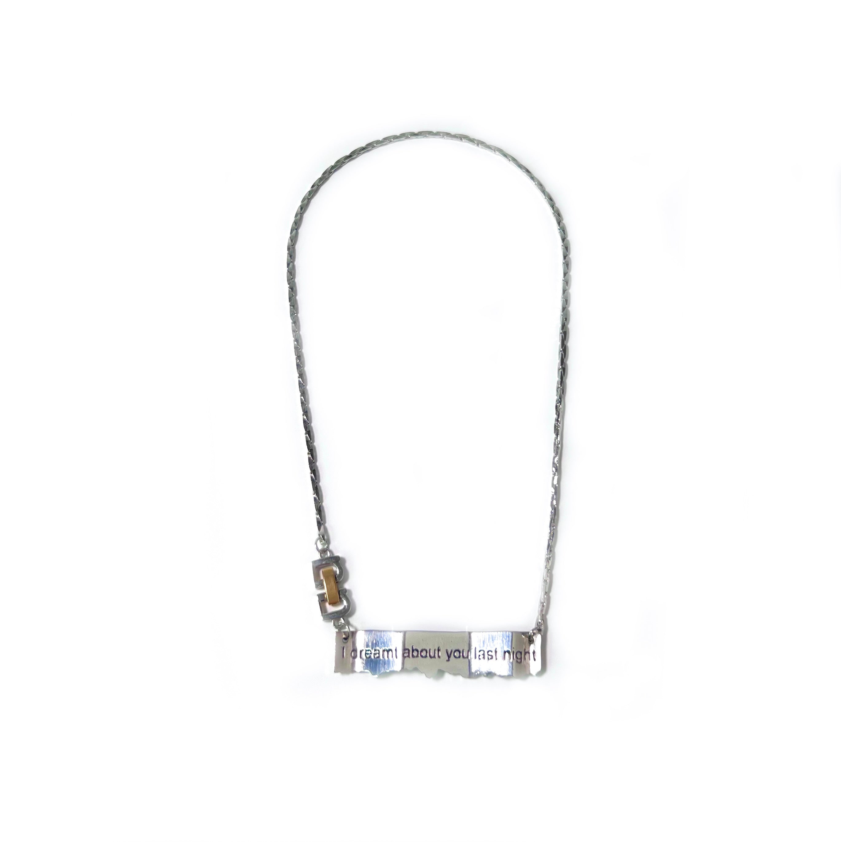 Nbostore 'You are my unreachable dream' Paper Strip Necklace