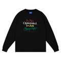Wassup House Slogan Graffiti Print Sweatshirt