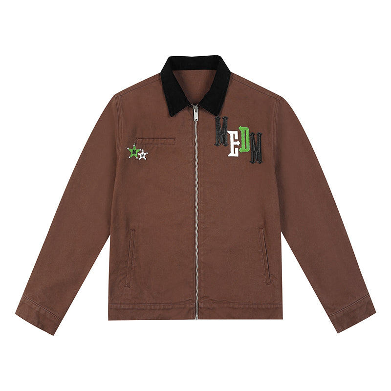 MEDM Leather Detroit Workwear Jacket